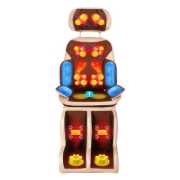 Picture of Welltek C19 Full Body Air Pressure Massage Cushion – Height-Adjustable Neck & Back Massager for Home, Office, and Car